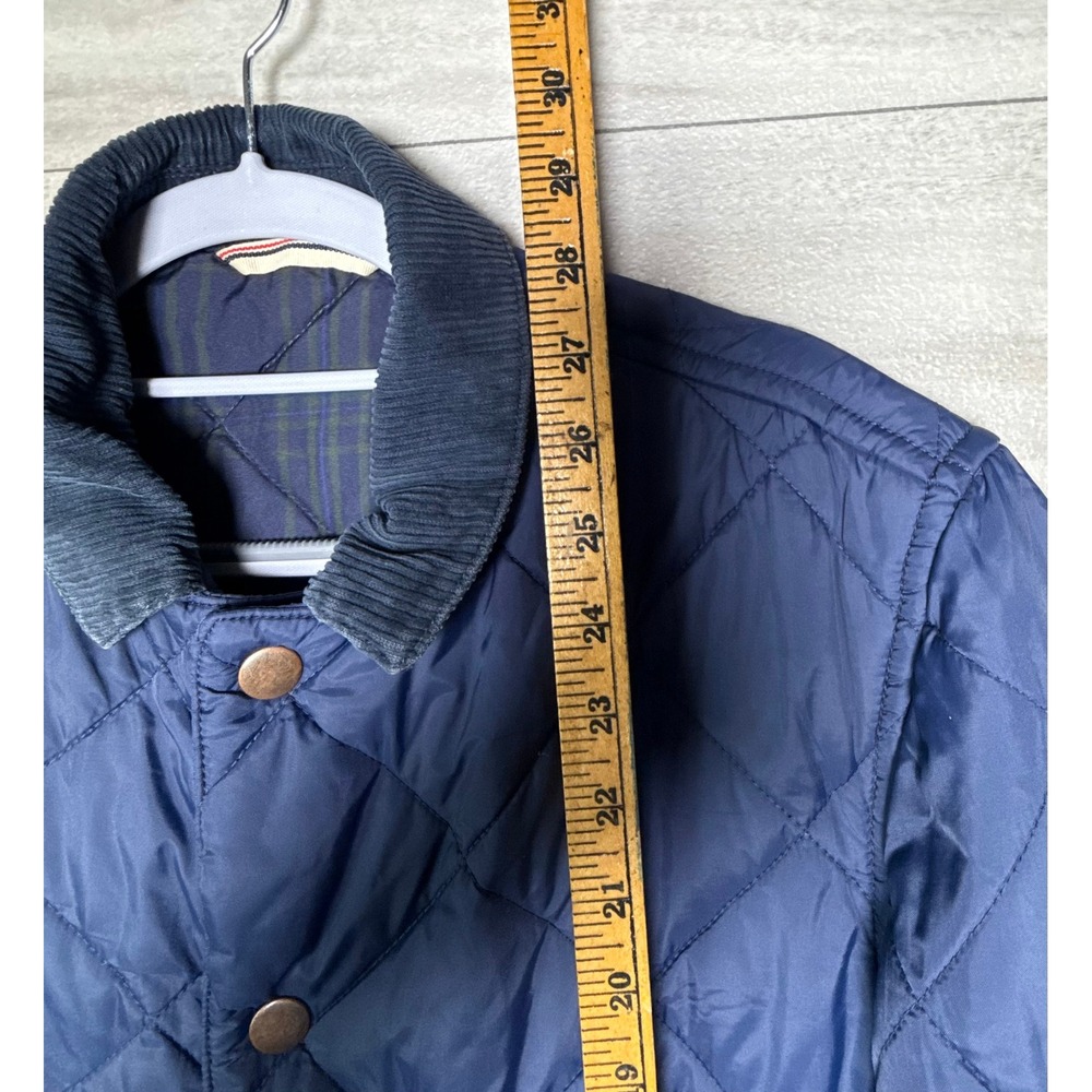 Boden London Quilted Barn Jacket Navy Corduroy Collar Women's S - Picture 6 of 10